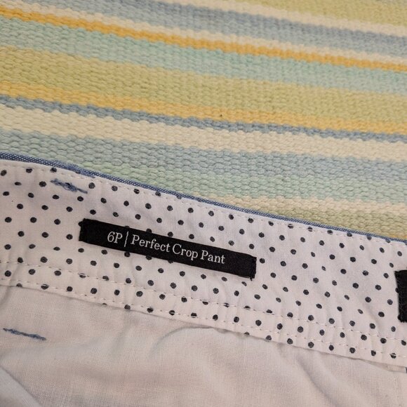 ⭐ Talbots Perfect Crop Chambray pants size 6P - Picture 5 of 10